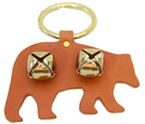 Door ChimeDOOR CHIME - LEATHER BEAR with JINGLE BELLS in 4 Colors - Amish Handmade in USAbearbearsSaving Shepherd