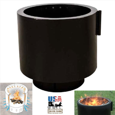 Campfire Grill20" SMOKELESS FIRE PIT - Carbon Steel Portable Bonfirecampfirefire pitSaving Shepherd