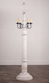 Floor LampCOLONIAL FLOOR LAMP ~ "Vintage White" Textured Finish with Punched Tin Shadefloor lampfloor lightSaving Shepherd
