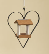Bird FeederBIRD FEEDER in WROUGHT IRON HEART HANGER ~ Amish Handmade in 12 Color Choicesbirdbird feederSaving Shepherd