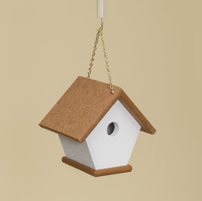 Bird HouseWREN BIRD HOUSE - Amish Handmade Weatherproof Poly Hanger - 17 Color Choicesbirdbird houseSaving Shepherd
