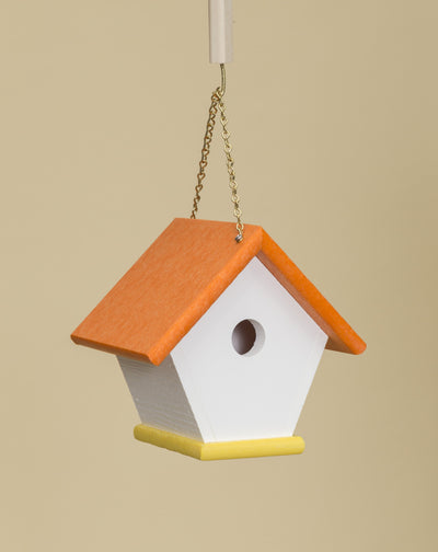 Bird HouseWREN BIRD HOUSE - Amish Handmade Weatherproof Poly Hanger - 17 Color Choicesbirdbird houseSaving Shepherd