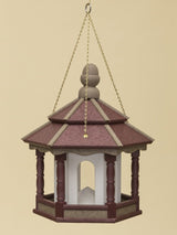 Bird FeederHANGING BIRD FEEDER ~ Amish Handmade Hexagon Recycled Poly - 10 Color Combosbirdbird feederSaving Shepherd