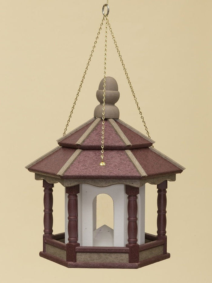 Bird FeederHANGING BIRD FEEDER ~ Amish Handmade Hexagon Recycled Poly - 10 Color Combosbirdbird feederSaving Shepherd