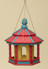 Bird FeederHANGING BIRD FEEDER ~ Amish Handmade Hexagon Recycled Poly - 10 Color Combosbirdbird feederSaving Shepherd