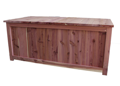 Storage BoxAMISH CEDAR DECK BOX - Solid Wood Storage with Aluminum Linerflower boxflowersSaving Shepherd