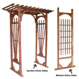 Lawn DecorCEDAR MISSION ARBOR - Amish Handcrafted Outdoor DecorgardengardensSaving Shepherd