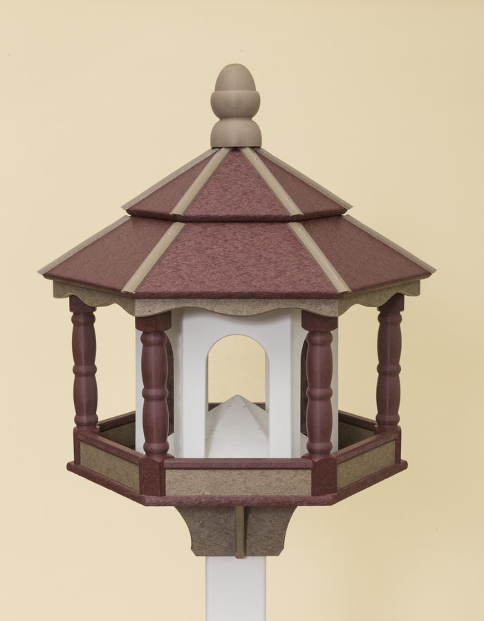 Bird FeederHUGE BIRD FEEDER ~ Amish Handmade Hexagon Recycled Poly - 10 Color Combosbirdbird feederSaving Shepherd