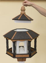 Bird FeederHUGE BIRD FEEDER ~ Amish Handmade Hexagon Recycled Poly - 10 Color Combosbirdbird feederSaving Shepherd