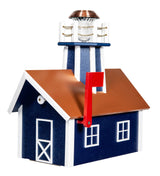 MailboxCOPPER ROOF & SOLAR LIGHTHOUSE MAILBOX - Handmade Custom Color CombinationsbarncopperSaving Shepherd