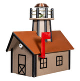 MailboxCOPPER ROOF & SOLAR LIGHTHOUSE MAILBOX - Handmade Custom Color CombinationsbarncopperSaving Shepherd