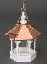 Bird Feeder22” COPPER TOP BIRD FEEDER - Hanging Gazebo with Spindlesbirdbird feederSaving Shepherd