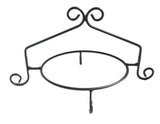 Wrought IronPIE PLATE STAND - Wrought Iron Single Tier Rack in Satin Black USA HANDMADELongabergerpie rackSaving Shepherd