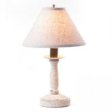 Country LightingBUTCHER'S BEDSIDE TABLE LAMP with Ivory Shade - 5 Distressed Textured Finishesaccentaccent lightSaving Shepherd