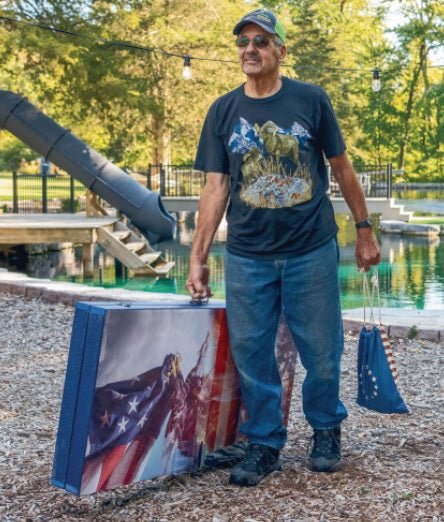 Premium We the People Cornhole Set - Ultimate Outdoor Fun