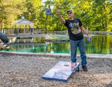 Cornhole Bag TossISLAND SUNSET CORN HOLE - Deluxe Poly Lumber Game Setcornholefun & gamesSaving Shepherd