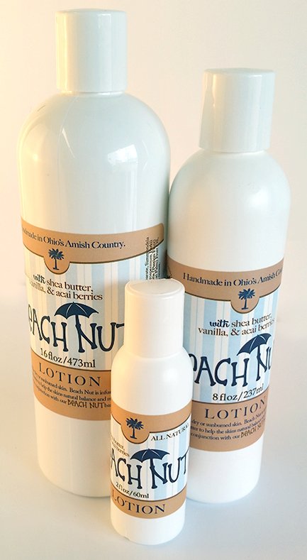 Skin CareBEACH NUT BODY LOTION - Soothe Sun Kissed Skin w/ Blend of Acacia & Vanilla OilsACElotionSaving Shepherd