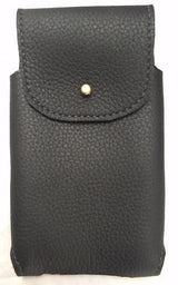 Handtooled LeatherHANDMADE LEATHER PHONE CASE & WALLET Large Belt Holster Sleeve iPhone6+ etc in BLACKbeltbelt clipSaving Shepherd