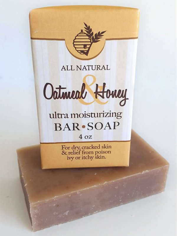 SoapOatmeal & Honey Soap All Natural Handmade 3.5ozACEsoapSaving Shepherd