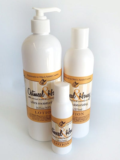 Skin CareOATMEAL & HONEY BODY LOTION ~ All Natural Blend of Honey & Almond and Fresh Ground OatmealACElotionSaving Shepherd