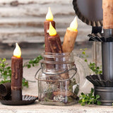Candles & Candle Accessories4" Decor Candles - Set of Six (6) Battery Operated Tapers with Timer - Available in 3 ColorsaccentcandelabraSaving Shepherd