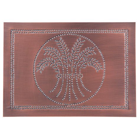 Punched Tin Panels4 Punched Tin Panels ~ Handcrafted Horizontal Primitive COUNTRY WHEAT Design in 4 Finishespunched tinpunched tin panelsSaving Shepherd