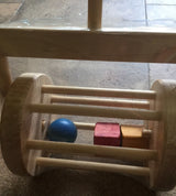 Wooden & Handcrafted ToysBLOCK ROLLER - Handmade Wood Toddler Walker Toy USAblockschildrenSaving Shepherd