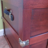 Steamer Trunks & Cedar Chests36½" AMISH STEAMER TRUNK - Handmade Hope Chest with Brass & Leather USAAmishbedroomSaving Shepherd