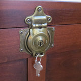 Steamer Trunks & Cedar Chests36½" AMISH STEAMER TRUNK - Handmade Hope Chest with Brass & Leather USAAmishbedroomSaving Shepherd