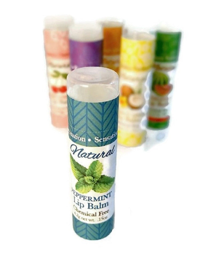 Skin CareSENSATION LIP BALM - All Natural and Handmade Fresh WINTERGREEN 4 SPFACEbalmsSaving Shepherd