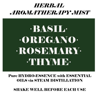 PerfumeHERBAL AROMOTHERAPY MIST - Basil, Oregano, Rosemary & Thyme Body SprayACEaromatherapySaving Shepherd
