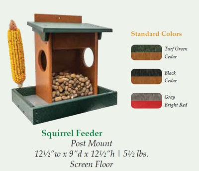 Squirrel Feeder2-in-1 SQUIRREL FEEDER - See Through Nut House & Corn Cob Holderbirdbird feederSaving Shepherd