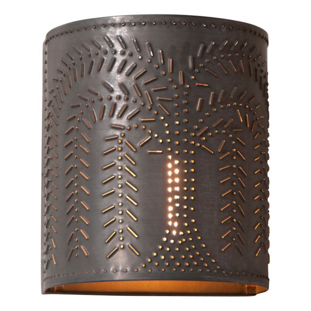 Country LightingPUNCHED TIN SCONCE LIGHT Handcrafted Willow Tree Pattern Wall Lamp in Kettle Black or Rustic Tin Finishlightpunched tinSaving Shepherd