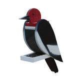 Bird FeederREDHEADED WOODPECKER BIRD FEEDER - Large Solid Wood USA Handmadebirdbird feederSaving Shepherd