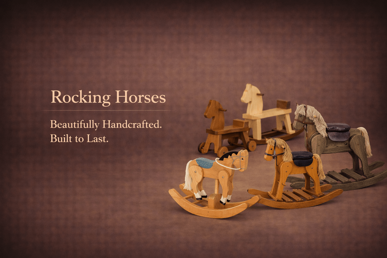 Rocking Horses | Handcrafted in USA | Premium Quality  Saving Shepherd