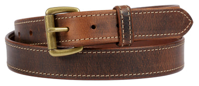 1" DISTRESSED LEATHER BELT - Soft & Durable Stitched or Unstitched