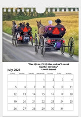 2026 WALL DESK CALENDAR - Saving Shepherd Amish Provers & PhotographsSaving Shepherd