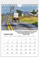 2026 WALL DESK CALENDAR - Saving Shepherd Amish Provers & PhotographsSaving Shepherd