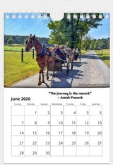 2026 WALL DESK CALENDAR - Saving Shepherd Amish Provers & PhotographsSaving Shepherd