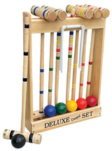 CroquetCROQUET SET & CADDY 6 Player 28" Maple & Brass Amish Handmade USAcricketcroquetfun & gamesWooden CaddySaving Shepherd