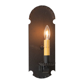Country LightingAPOTHECARY WALL SCONCE - Textured Black Colonial Accent Lightaccent lightaccent lightingSaving Shepherd