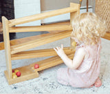 Wooden & Handcrafted ToysWOOD MARBLE BALL RUN - Racetrack Toy Roller Race GamechildrenchildrensSaving Shepherd