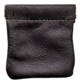 GENUINE LEATHER COIN POUCH - Amish Handmade in 5 Colors