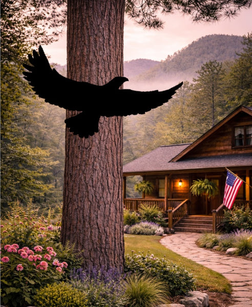 SOARING AMERICAN EAGLE SILHOUETTE - Large 54