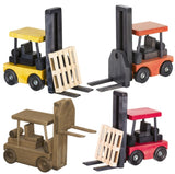 FORKLIFT with PALLET - Working Wood Construction Toy Truck USA
