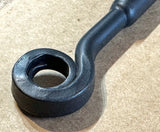 WROUGHT IRON CURTAIN ROD - Adjustable with Scrolls Amish Handcrafted USA