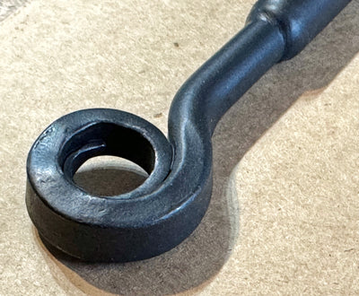 WROUGHT IRON CURTAIN ROD - Adjustable with Scrolls Amish Handcrafted USA