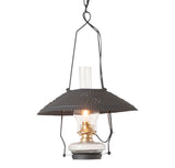 Country LightingCOUNTRY STORE HANGING HURRICANE LAMP with Tin Shade & Glass GlobeelectricglassSaving Shepherd
