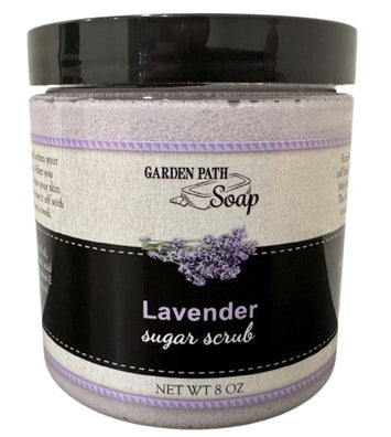 LAVENDER SUGAR SCRUB - Amish Handcrafted Calming Exfoliating Moisturizer