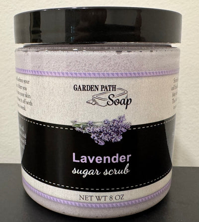 LAVENDER SUGAR SCRUB - Amish Handcrafted Calming Exfoliating Moisturizer